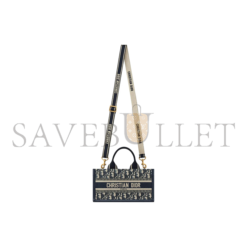 DIOR EAST-WEST BOOK TOTE WITH SHOULDER STRAP M1326CZBB-M928 (27*14*11cm)